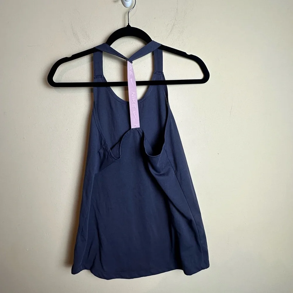 Nike Training Elastika Tank Top in Purple with Pink Accents Womens Size XS - Picture 7 of 16